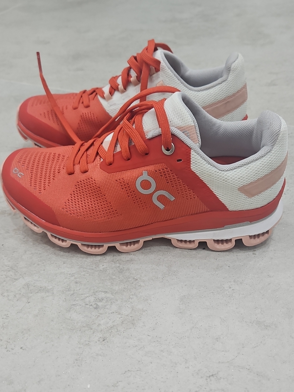 On Cloud X Women's Athletic Shoes Orange & White